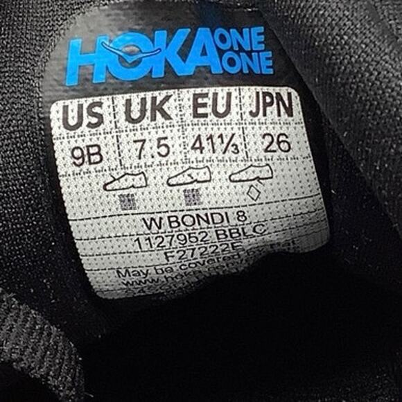 Hoka One One All-Black Sneakers - Picture 7 of 9